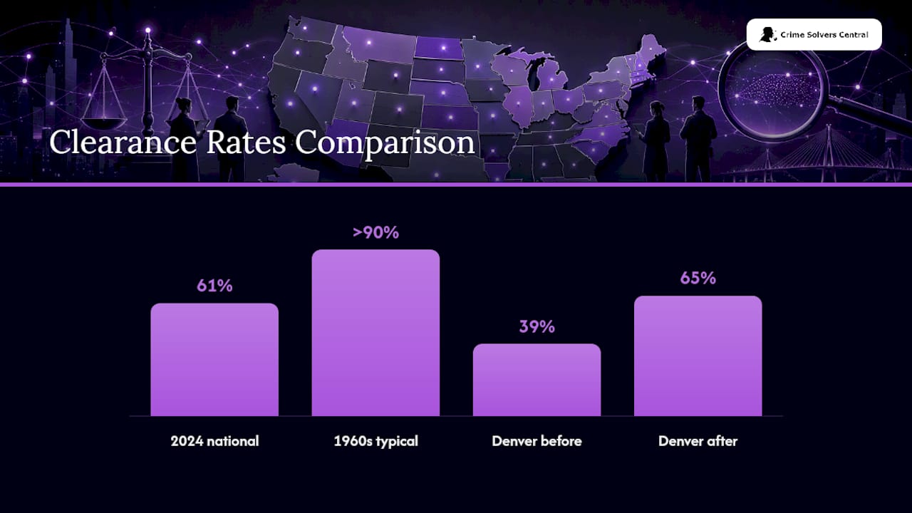 What Clearance Rates Actually Tell You — overview diagram