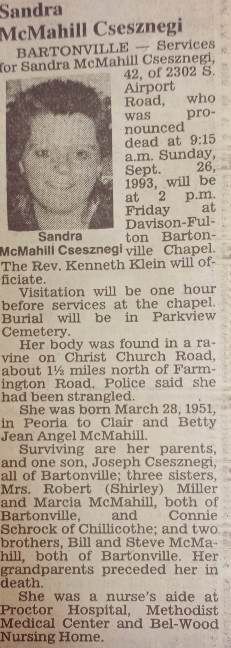 Sandra Csesznegi death by force case profile photo