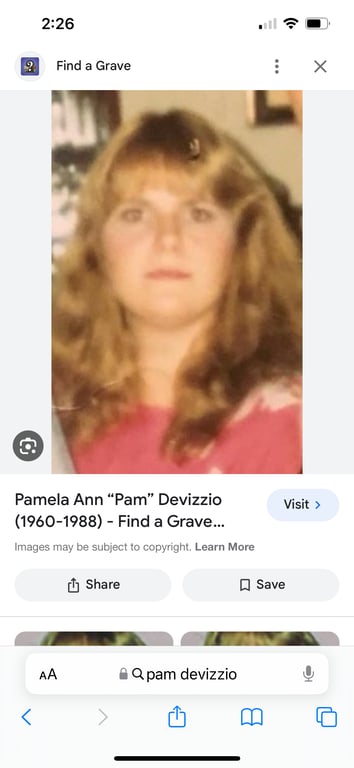 Pamela Devizzio death by force case profile photo