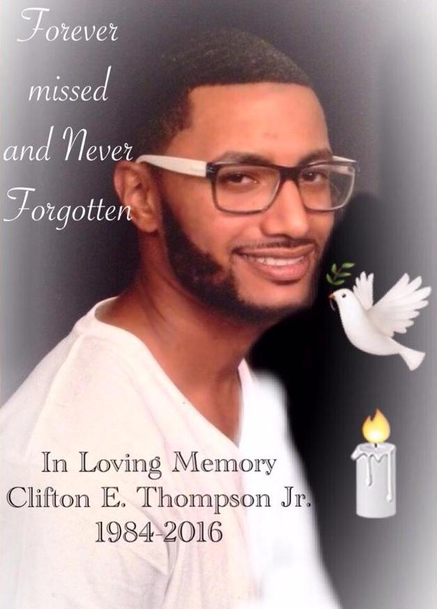 Clifton Thompson death by force
