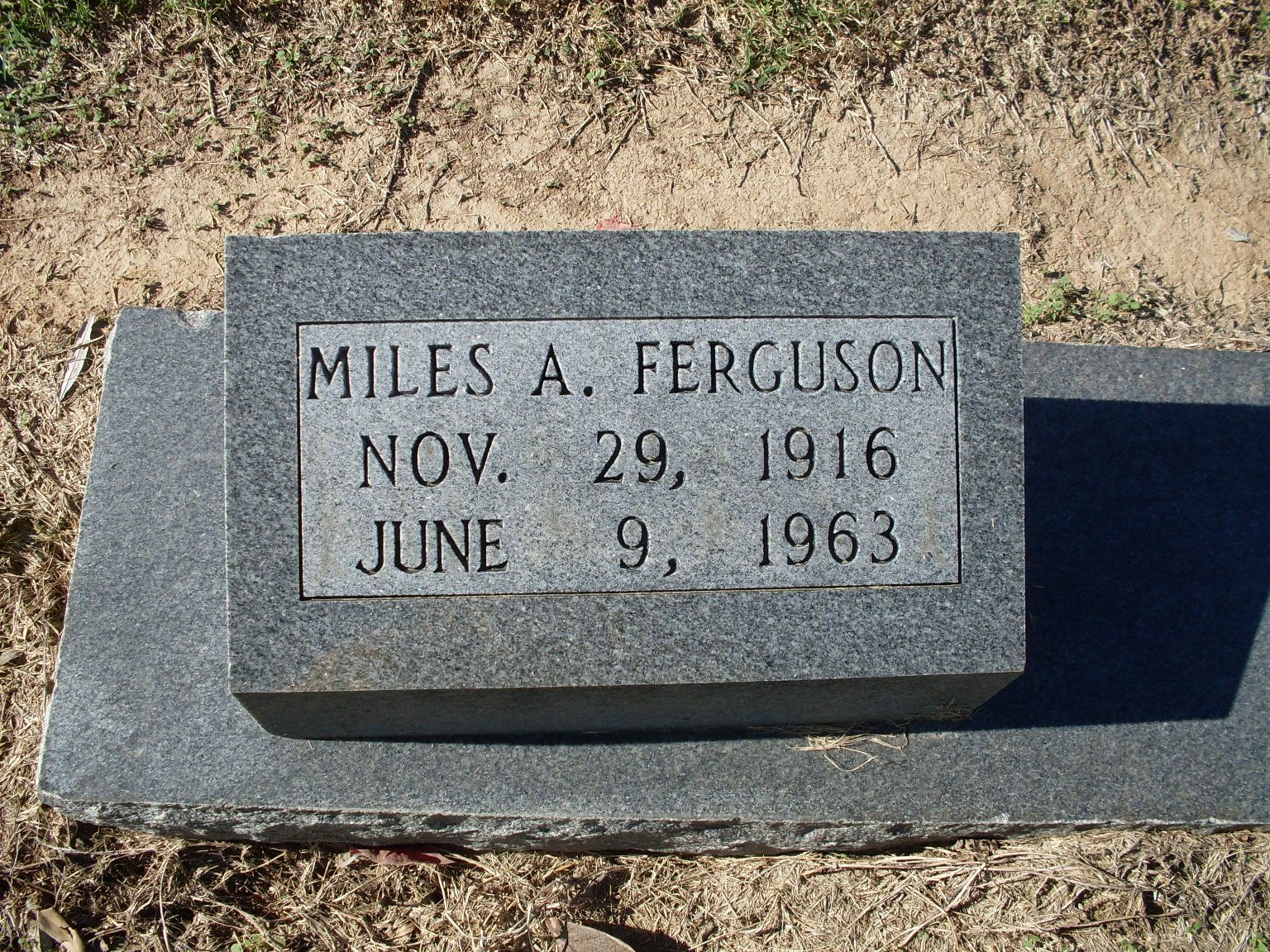 Miles Ferguson death by force case profile photo