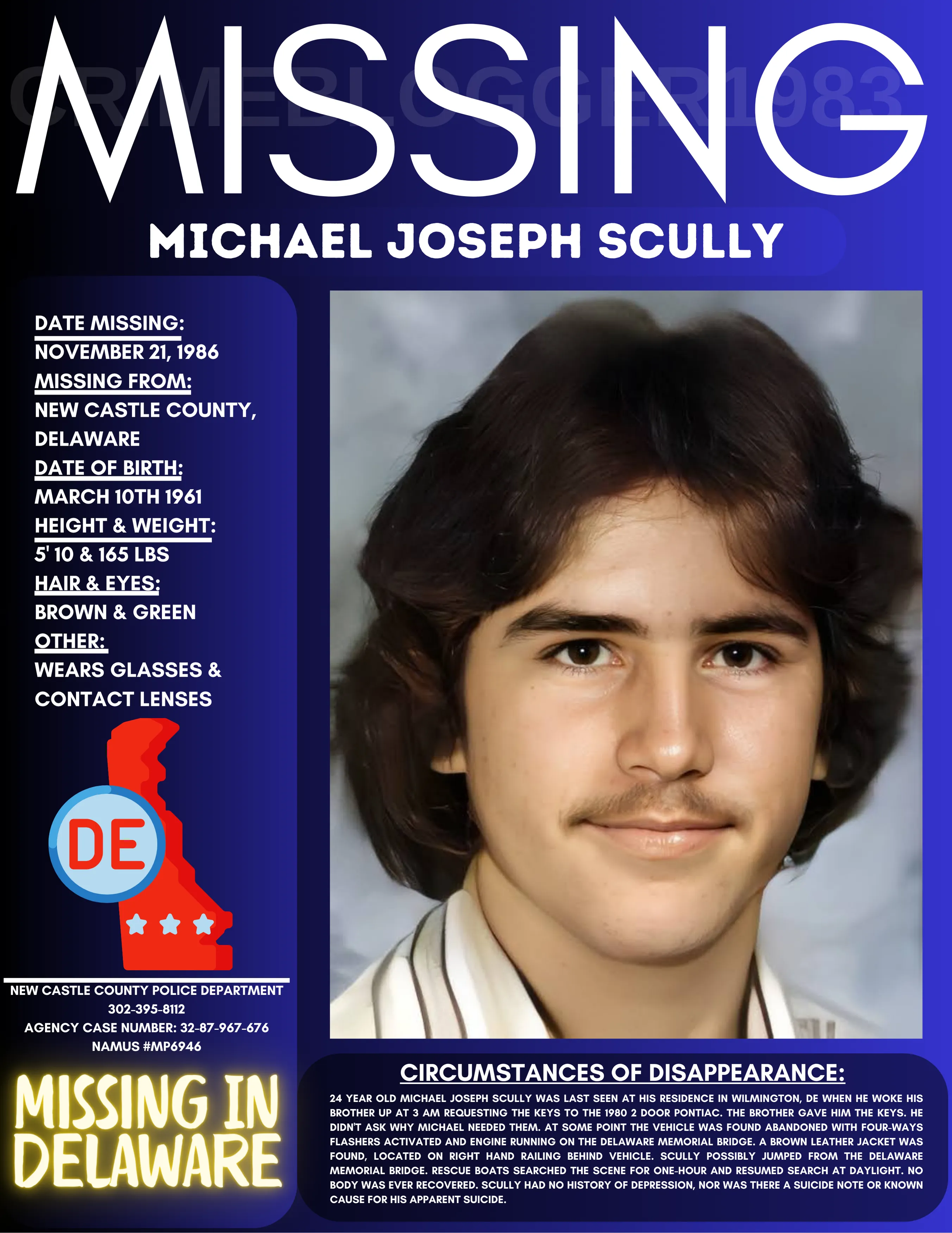 Michael Scully missing person case profile photo