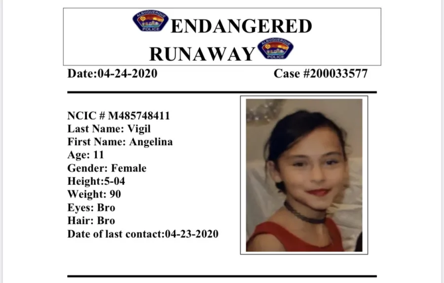 Angelina Vigil missing person case profile photo